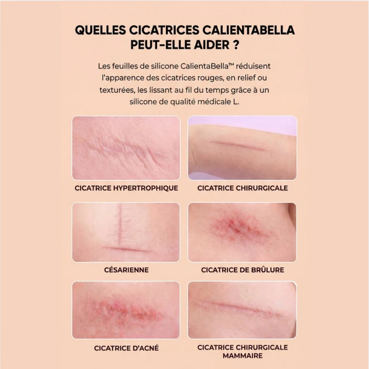 Feuilles de Collagène en Silicone - CalientaBella™️